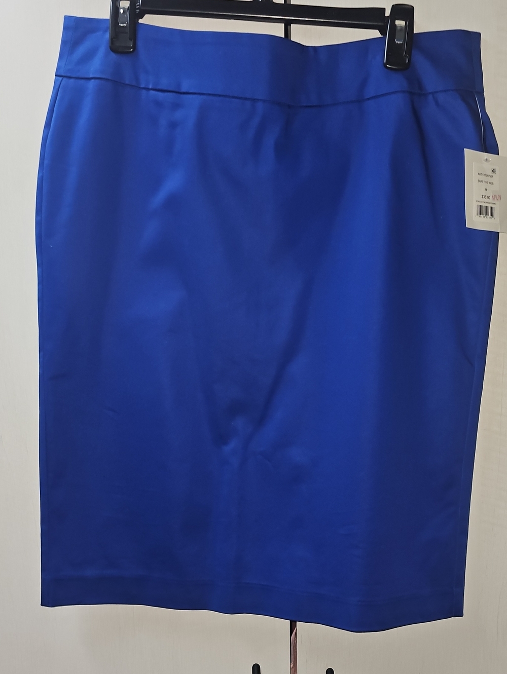 89th & Madison Cobalt Blue Pencil Skirt